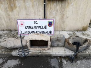 Karaman’da tarihi eser operasyonu