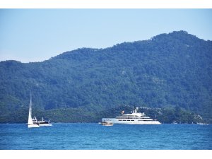 Mega yat "Vava 2" Marmaris'e geldi