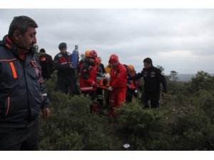 Bursa’da 12 saatlik seferberlik 6 defineciyi hayata bağladı...Mağaranın içi böyle görüntülendi