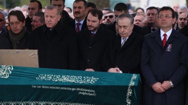 Eski İTO Başkanı için tören... Erdoğan ve İmamoğlu cenaze törenine katıldı!