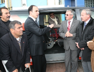 Engelsiz yaşam için şehirde bir ilk