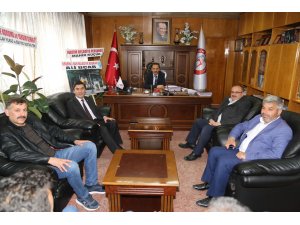 Başkan Hadimioğlu'na tebrik ziyareti