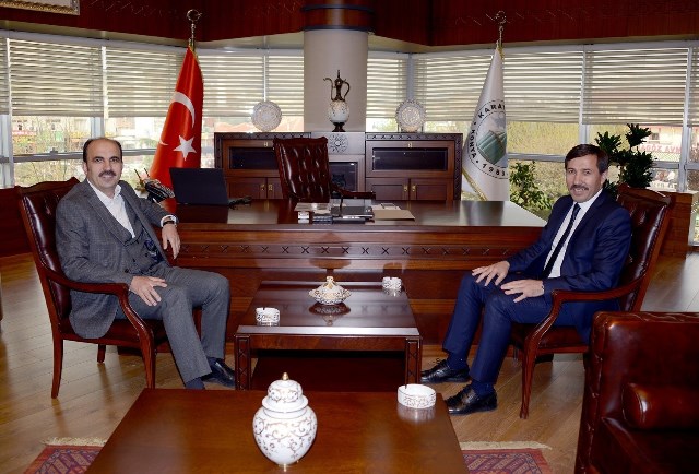 Başkan Altay'dan Hasan Kılca'ya ziyaret