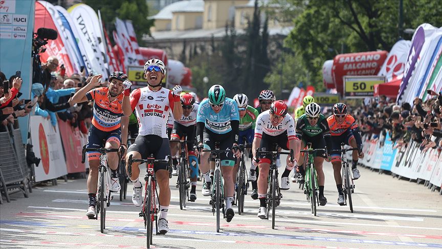 55. Cumhurbaşkanlığı Türkiye Bisiklet Turu'nun 4. etabını Ewan kazandı