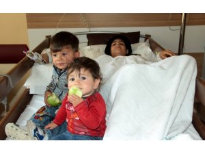 Suriyeli kadın kolunu ot kıyma makinesine kaptırdı