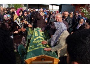 Kaza kurbanı gence gözü yaşlı veda