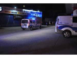 Benzin istasyonunda pompalı tüfekle saldırı
