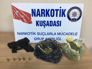 Polisten kaçan araçtan esrar çıktı