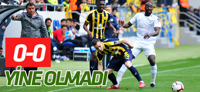 Konyaspor yine başaramadı:0-0