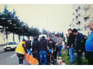 Minibüs çarşı iznine çıkan askerlere çarptı: 2 yaralı