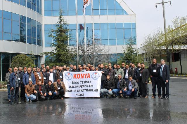 Konyalı tesisatçılar İstanbul’u gezdi