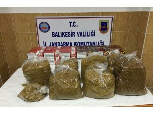 Jandarmadan kaçak tütün operasyonu