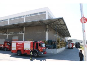 Manisa OSB’de çıkan yangın korkuttu