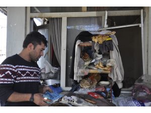 Aynı evden 5. kez 2 kamyonet çöp çıkarıldı
