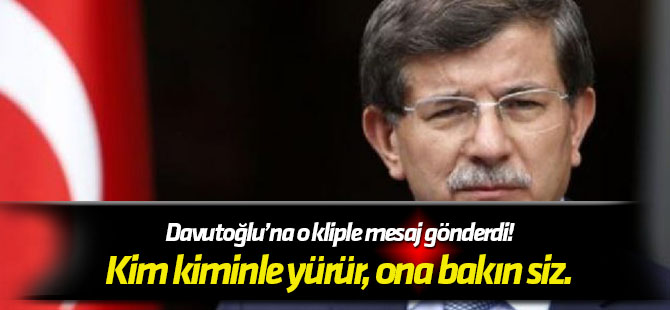 Egemen Bağış, Ahmet Davutoğlu’na o kliple mesaj gönderdi!