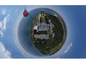 Gelibolu Tarihi Alanı'na "360 derece" kuş bakışı