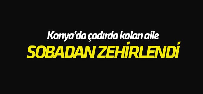 Çadırda kalan tarım işçisi aile sobadan sızan gazdan etkilendi