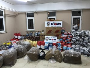 Tekirdağ'da "kaçak tütün" operasyonu