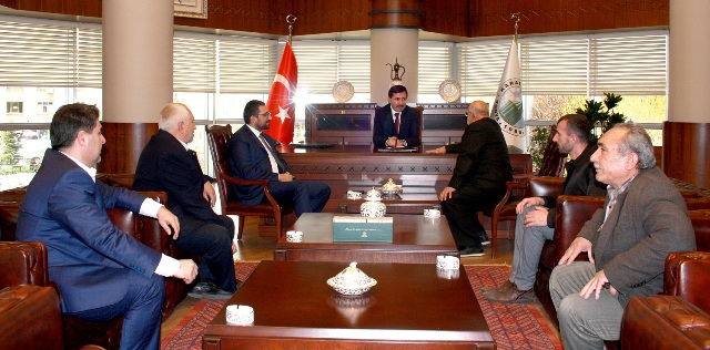 Vali Toprak, Akış ve Türkmenoğlu’ndan Başkan Kılca’ya ziyaret