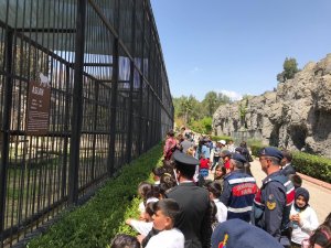 Jandarma çocukları sevindirdi
