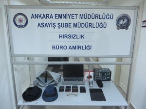 Başkent’te elektronik eşya hırsızlarına operasyon