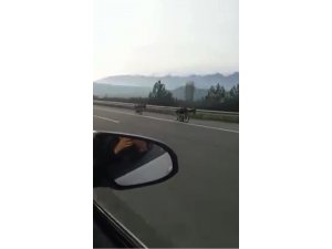 Bursa’da ölümüne yarış böyle kaydedildi