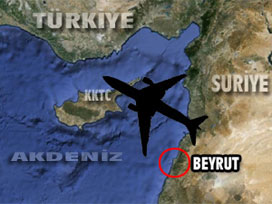 90 yolculu uçak Akdeniz üzerinde düştü