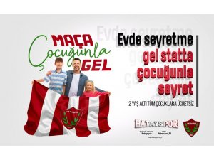 Hatayspor’dan çocuklara 23 Nisan jesti