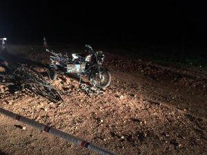 Sepetli motosiklet takla attı: 1 ölü