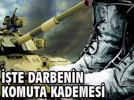 İşte darbeyi gerçekleştirecek generaller