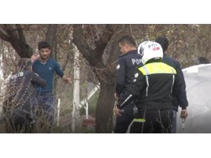 Polise silahla direnen şahıs nefes kesen kovalamaca sonrasında yakalandı