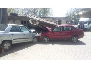Gerger’de zincirleme kaza