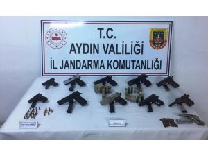 Jandarmadan Söke’de uyuşturucu ve silah kaçakçılığı operasyonu