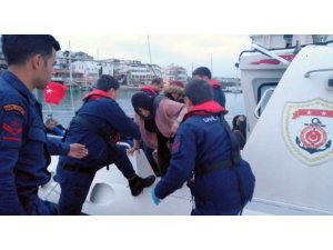 Yunan adalarına kaçmaya çalışan 28 kaçak göçmen yakalandı