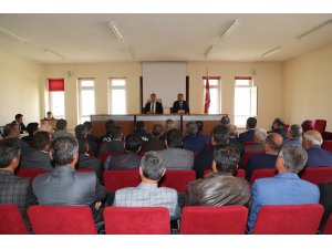 Hadim'de muhtarlar toplantısı yapıldı