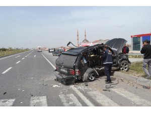 Aksaray'da trafik kazası: 2 yaralı