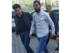 Kamyondan akü hırsızlığına gözaltı