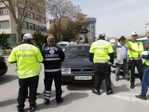Aksaray’da trafik kuralı ihlaline sıkı denetim