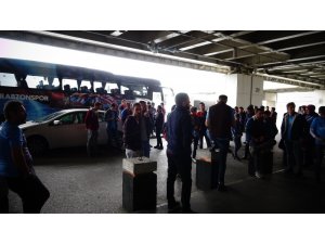 Trabzonspor’a İstanbul’da coşkulu karşılama