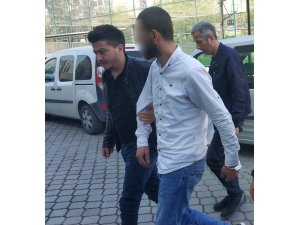 Kamyondan akü hırsızlığına tutuklama