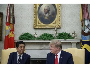 ABD Başkanı Trump, Japonya Başbakanı Abe bir araya geldi