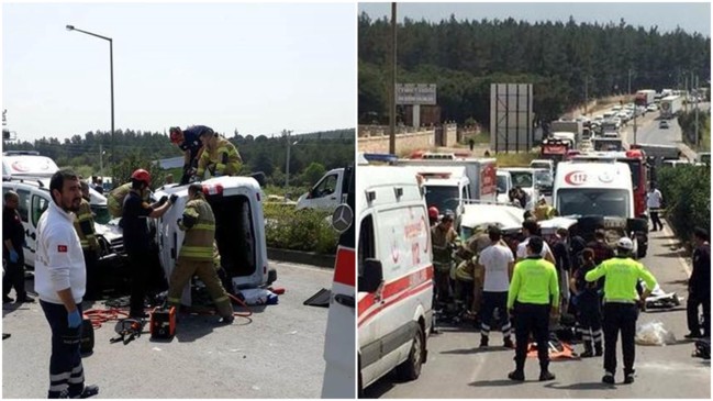 1'i bebek 3'ü çocuk 7 kişi piknik yolunda öldü!