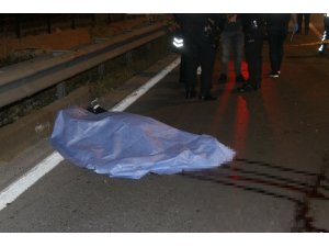 Motosikletli genç adamın acı ölümü
