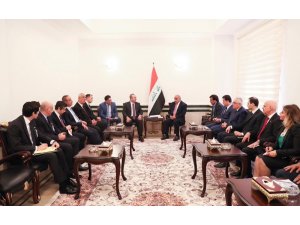 Bakan Çavuşoğlu Irak Başbakanı Abdülmehdi tarafından kabul edildi