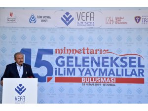 TBMM Başkanı Şentop 15. Geleneksel İlim Yaymalılar Buluşmalarına katıldı