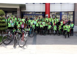 "Sağlıklı yaşam için bir nedenim var bir de bisikletim" etkinliği