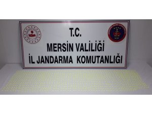 Tarsus‘ta bin 200 adet ecstasy hap ele geçirildi