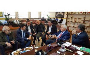 Eski Bakan Altınkaya’dan Başkan Özcan’a ziyaret