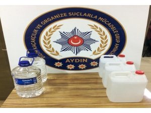 Su damacanasından kaçak içki çıktı