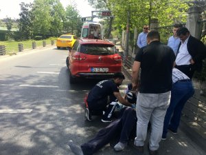Kağıthane Tüneli girişinde yola fırlayan yaşlı adama taksi çarptı